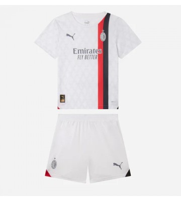 AC Milan Replika Babytøj Udebanesæt Børn 2023-24 Kortærmet (+ Korte bukser)